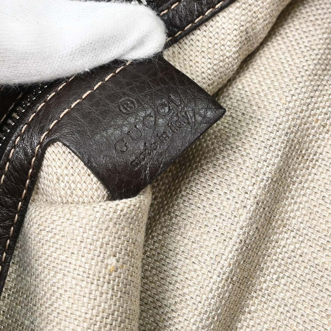 Borsa Gucci Hobo GG 2 Vie Vintage in Tela Beige