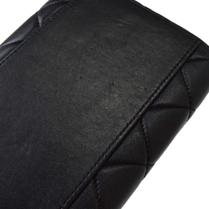 Chanel Black Lambskin Top Handle Handbag