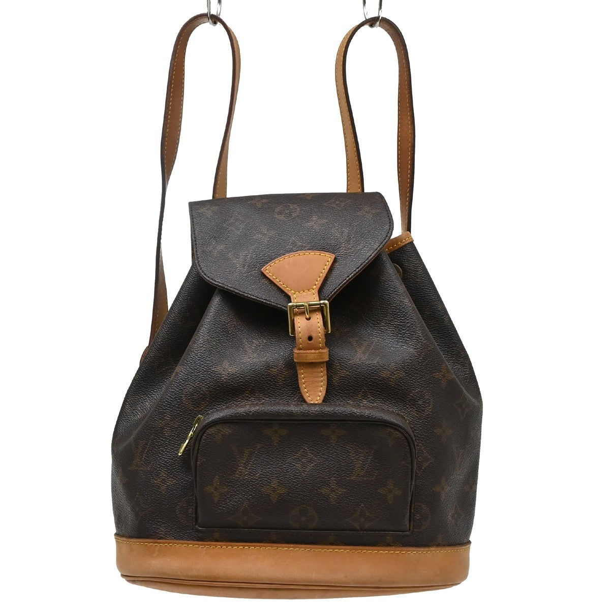 Zaino Louis Vuitton Montsouris MM Vintage in Tela Monogram