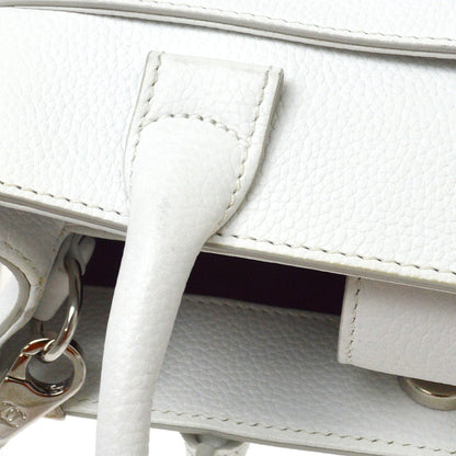 Chanel White Calfskin 2way Handbag