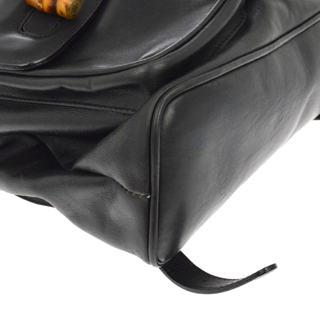 Zaino Gucci Bamboo Vintage in Pelle Nera