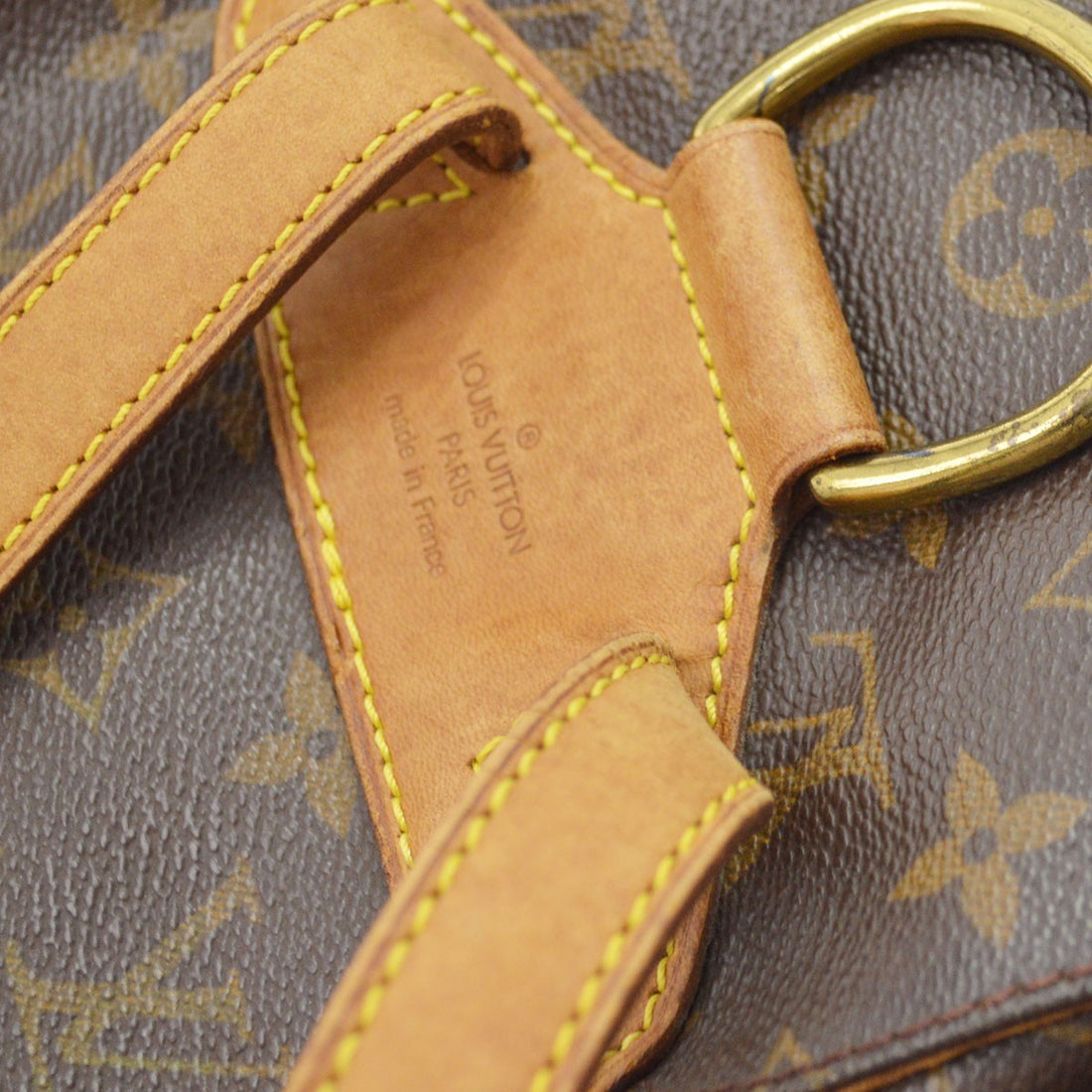 Zaino Louis Vuitton Montsouris MM Vintage in Tela Monogram