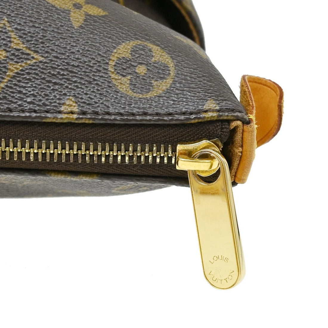 Borsa Louis Vuitton Monogram Totally MM Shoulder Bag Vintage in Monogram Canvas, Leather Marrone