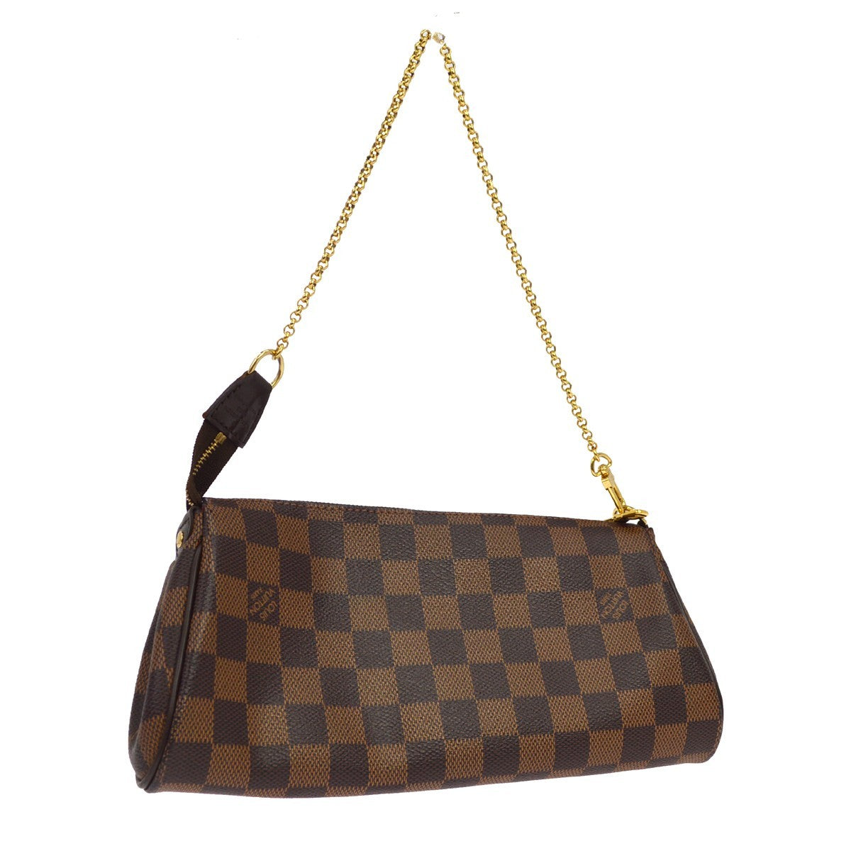 Louis Vuitton Damier Eva 2way Chain Handbag