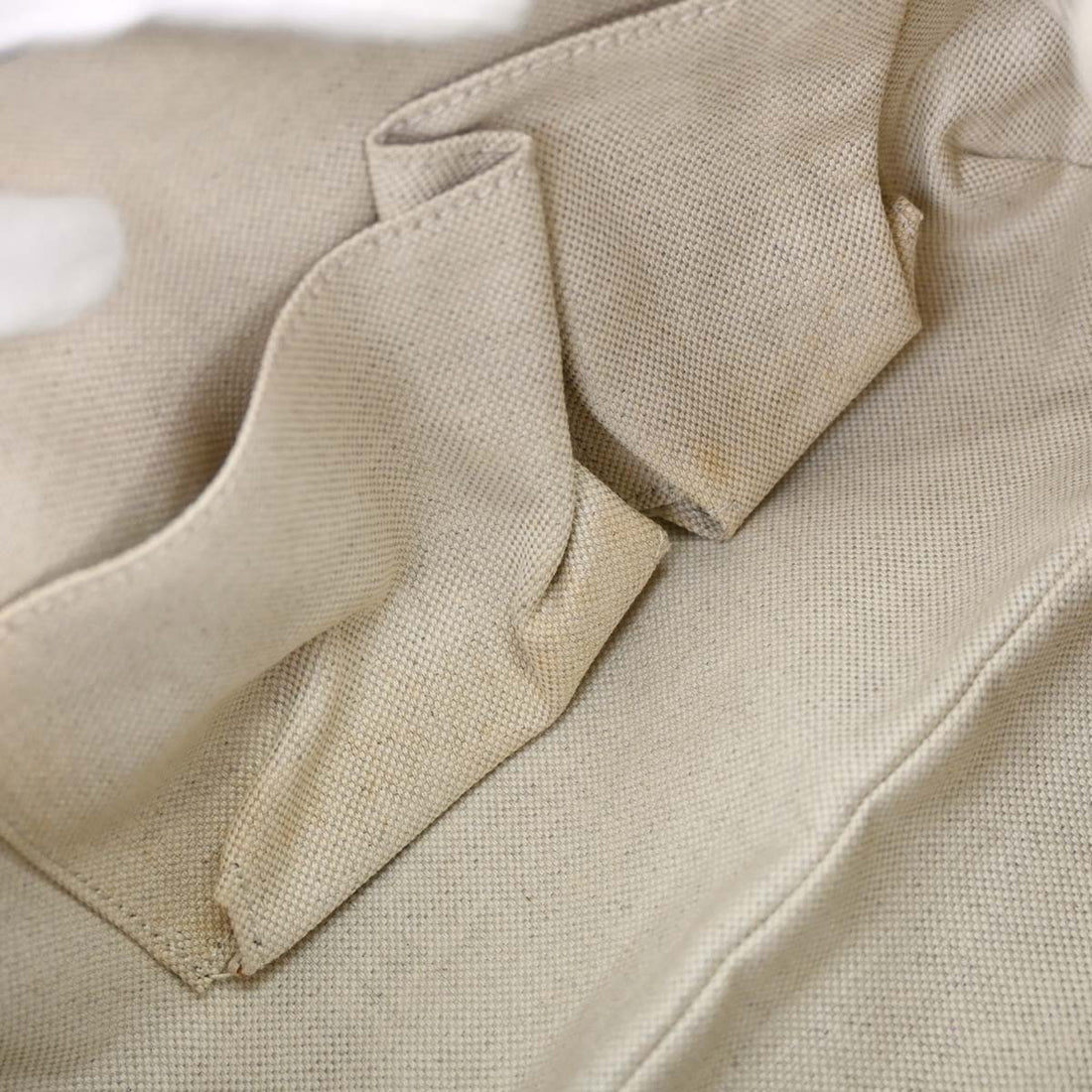 Borsa Gucci Techno Horsebit Vintage in Tela e Pelle Beige