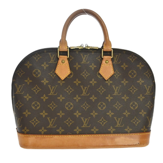 Louis Vuitton Alma Handbag Monogram Autentica