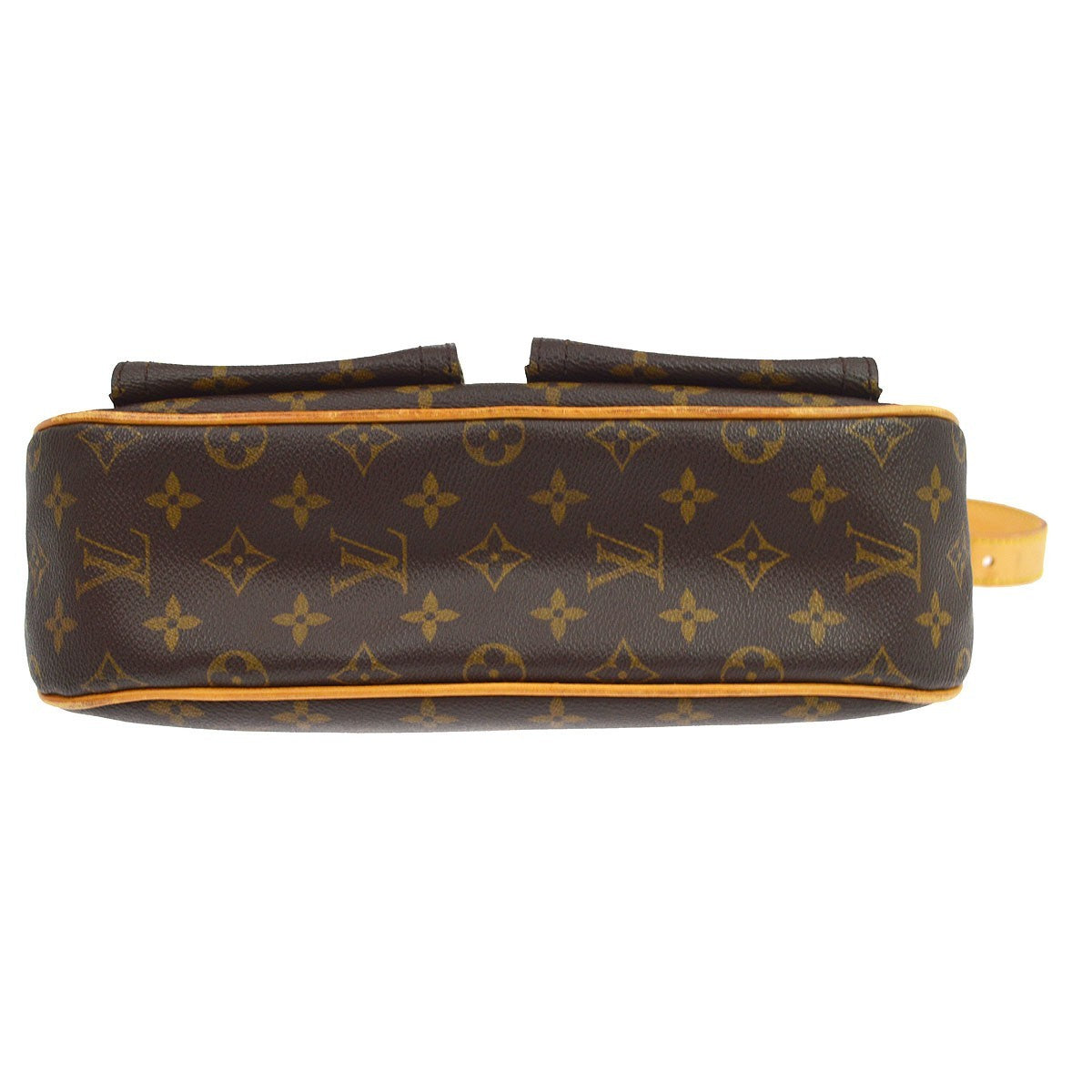 Borsa Louis Vuitton Hudson GM Vintage in Tela Monogram Marrone
