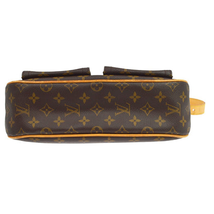 Borsa Louis Vuitton Hudson GM Vintage in Tela Monogram Marrone
