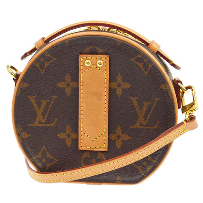 Borsa Louis Vuitton Mini Boîte Chapeau Vintage in Tela Monogram Marrone