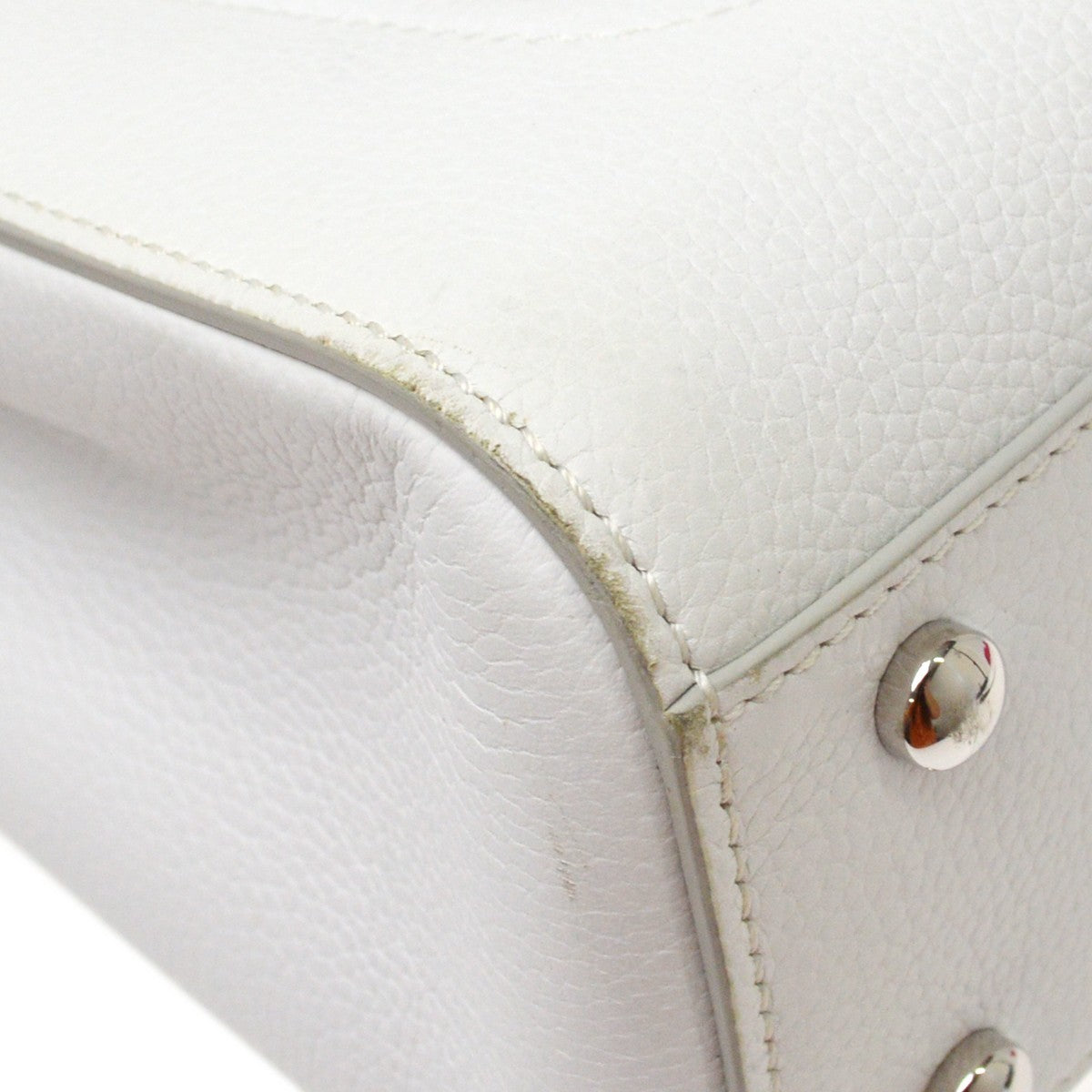 Chanel White Calfskin 2way Handbag