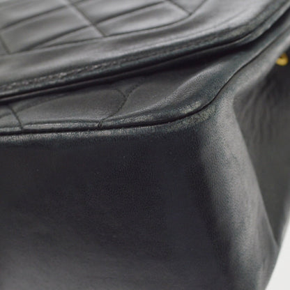 Chanel Black Lambskin Medium Diana Shoulder Bag