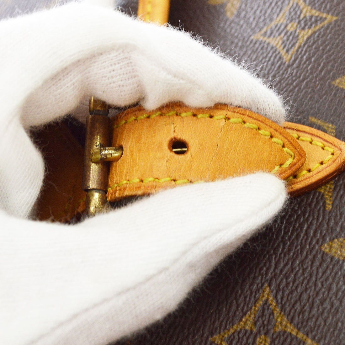 Borsa Louis Vuitton Sologne Vintage in Tela Monogram e Pelle Marrone