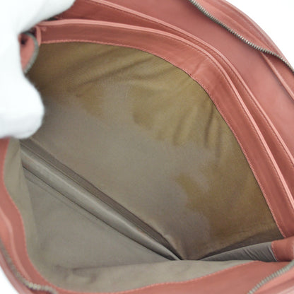 Bottega Veneta Intrecciato Briefcase Vintage in Pelle Argilla