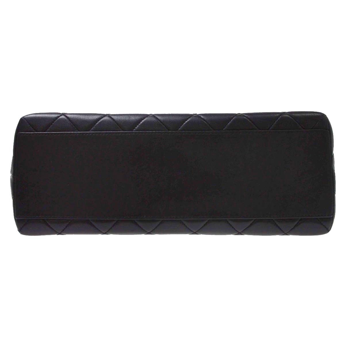Chanel Black Lambskin Top Handle Handbag