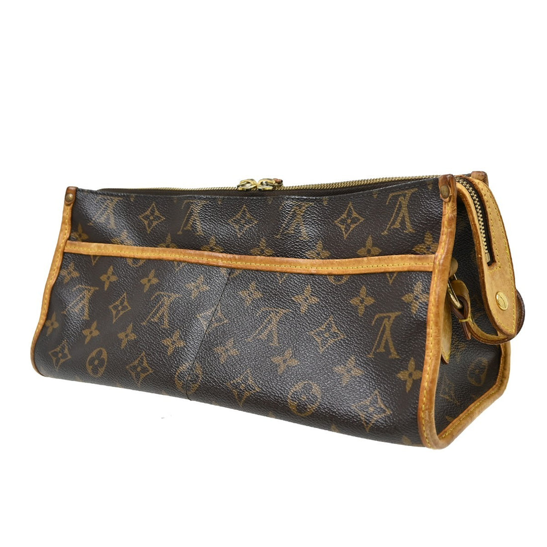 Borsa Louis Vuitton Popincourt Long Vintage in Tela Monogram Marrone