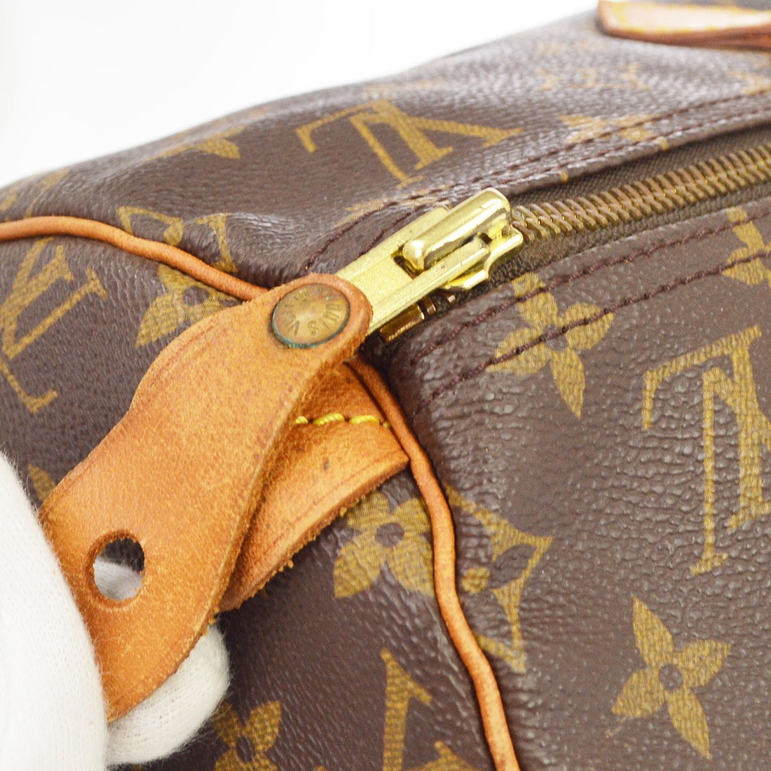 Borsa Louis Vuitton Speedy 40 Vintage in Tela Monogram e Pelle Marrone — Rif. VI438