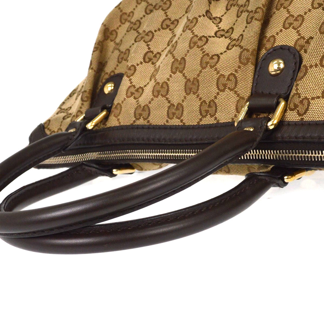 Gucci Beige GG Sukey 2way Handbag Vintage