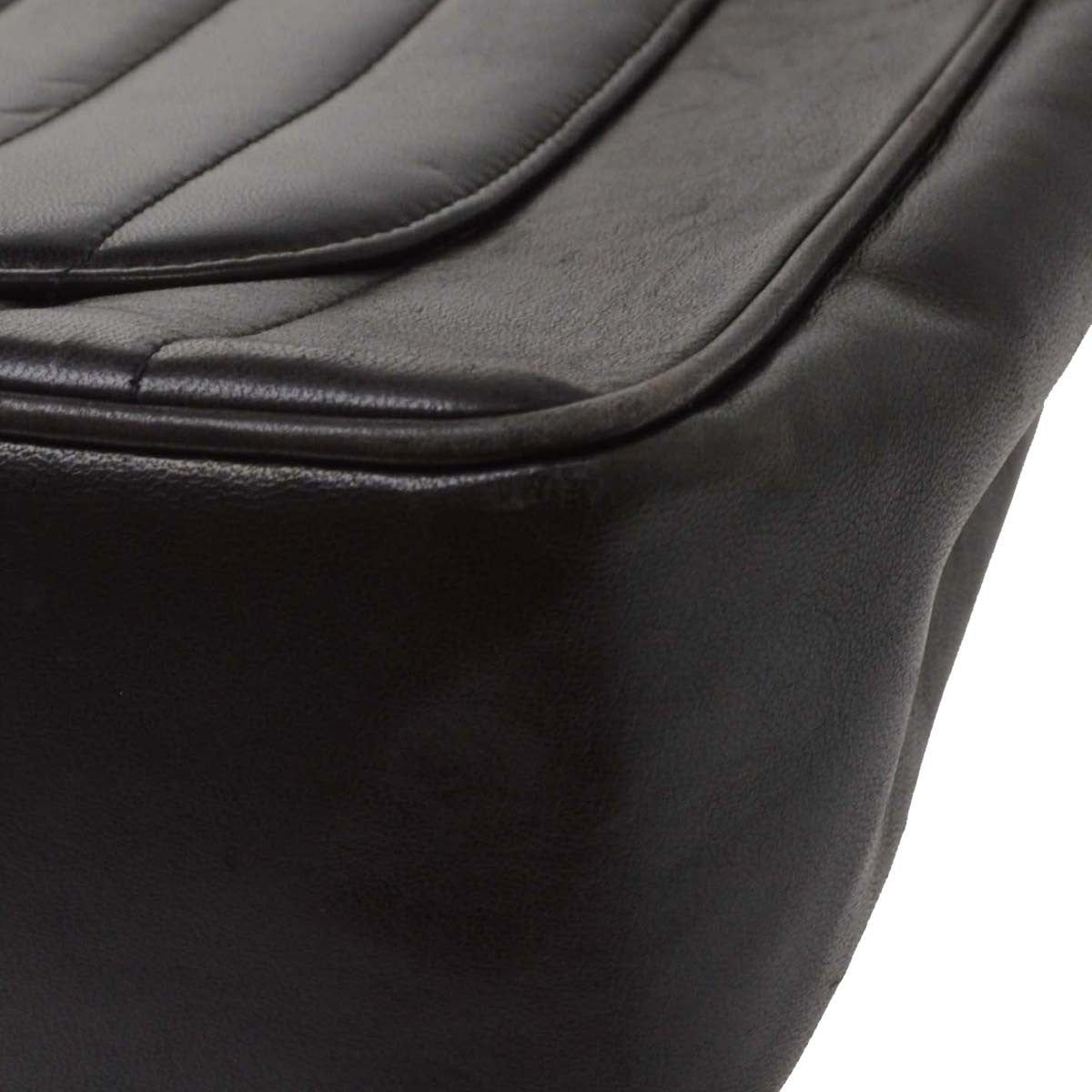 Chanel Black Lambskin Mademoiselle Jumbo Classic Flap Bag
