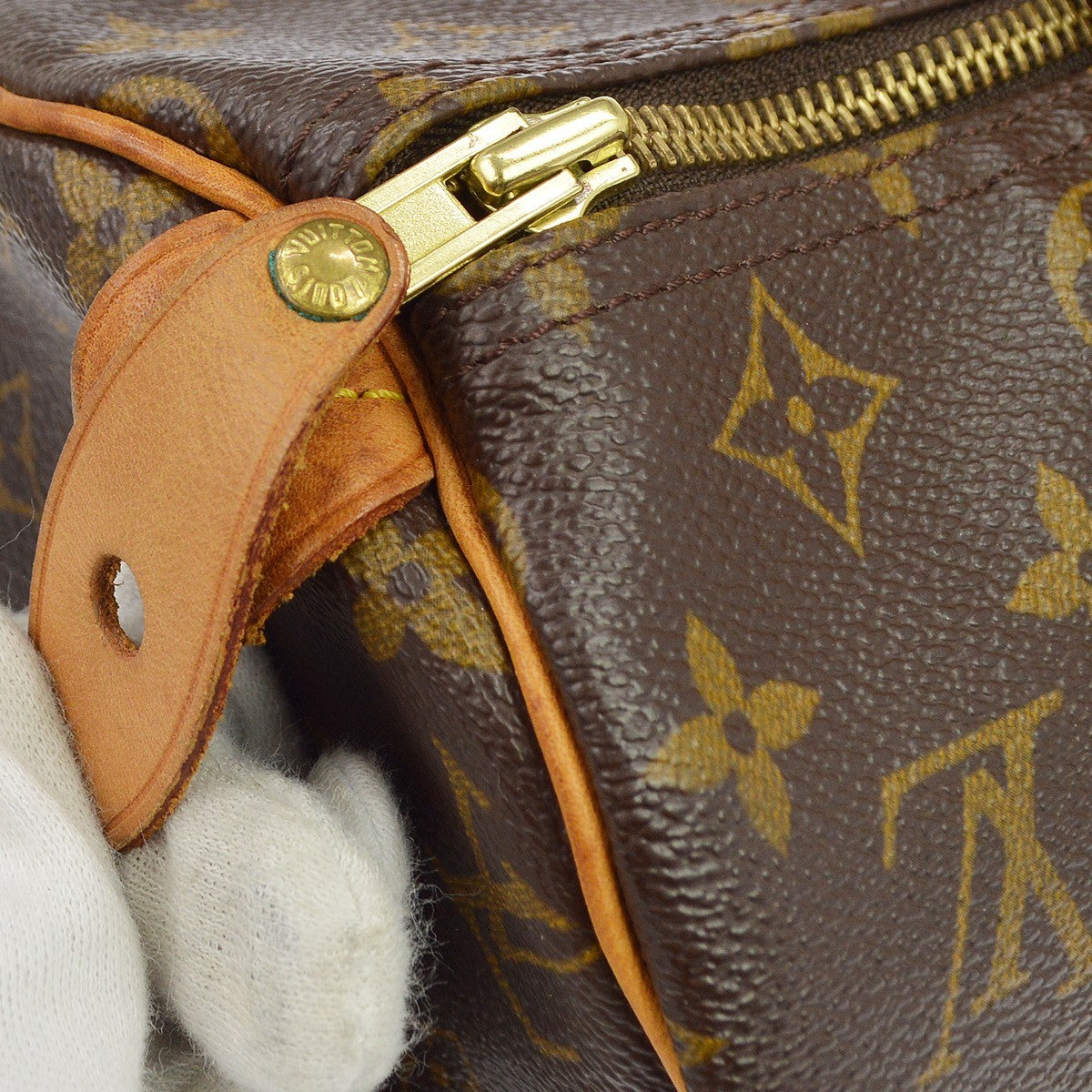 Louis Vuitton Monogram Speedy 30 Handbag Vintage