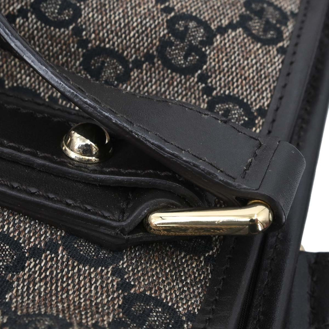 Borsa Gucci GG Tote Vintage in Tela Marrone