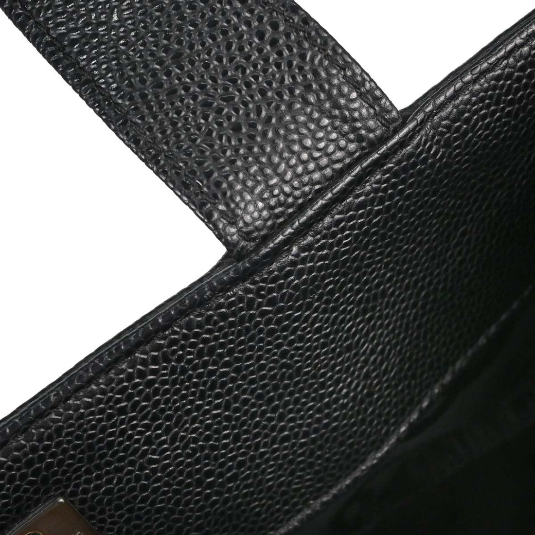 Borsa Chanel Tote 2way Vintage in Pelle di Vitello Nera