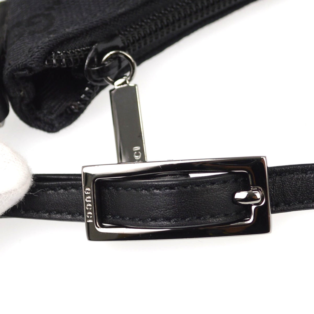 Gucci Black GG Shoulder Bag Vintage