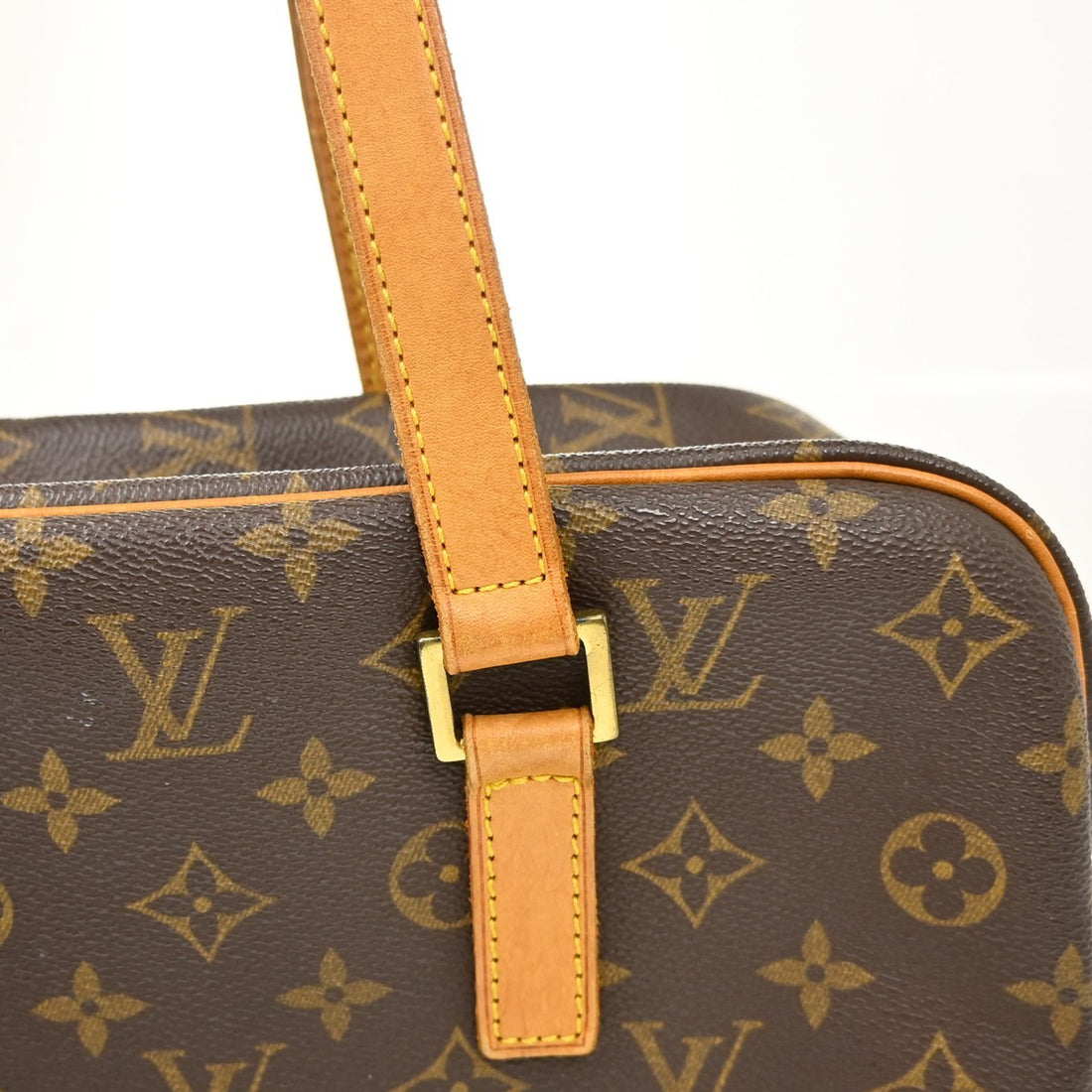 Borsa Louis Vuitton Cité GM Vintage a Spalla in Tela Monogram