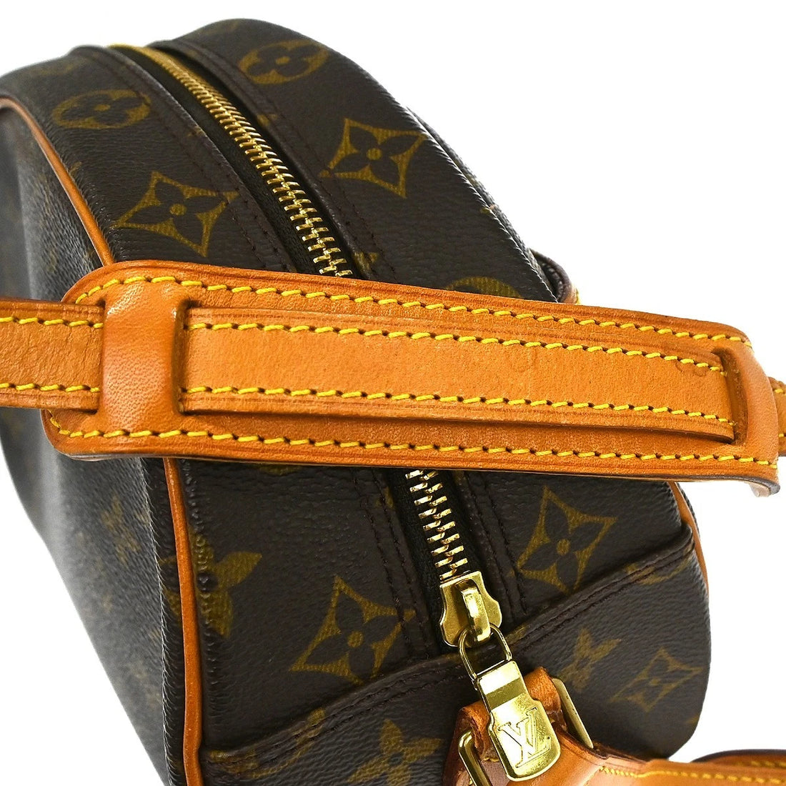 Borsa Louis Vuitton Monogram Blois Crossbody Bag Vintage in Monogram Canvas, Leather Marrone