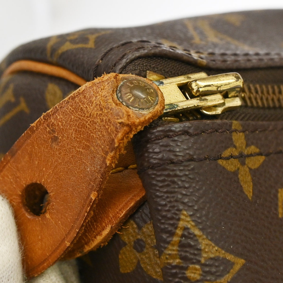 Louis Vuitton Monogram Speedy 40 Duffle Handbag Vintage