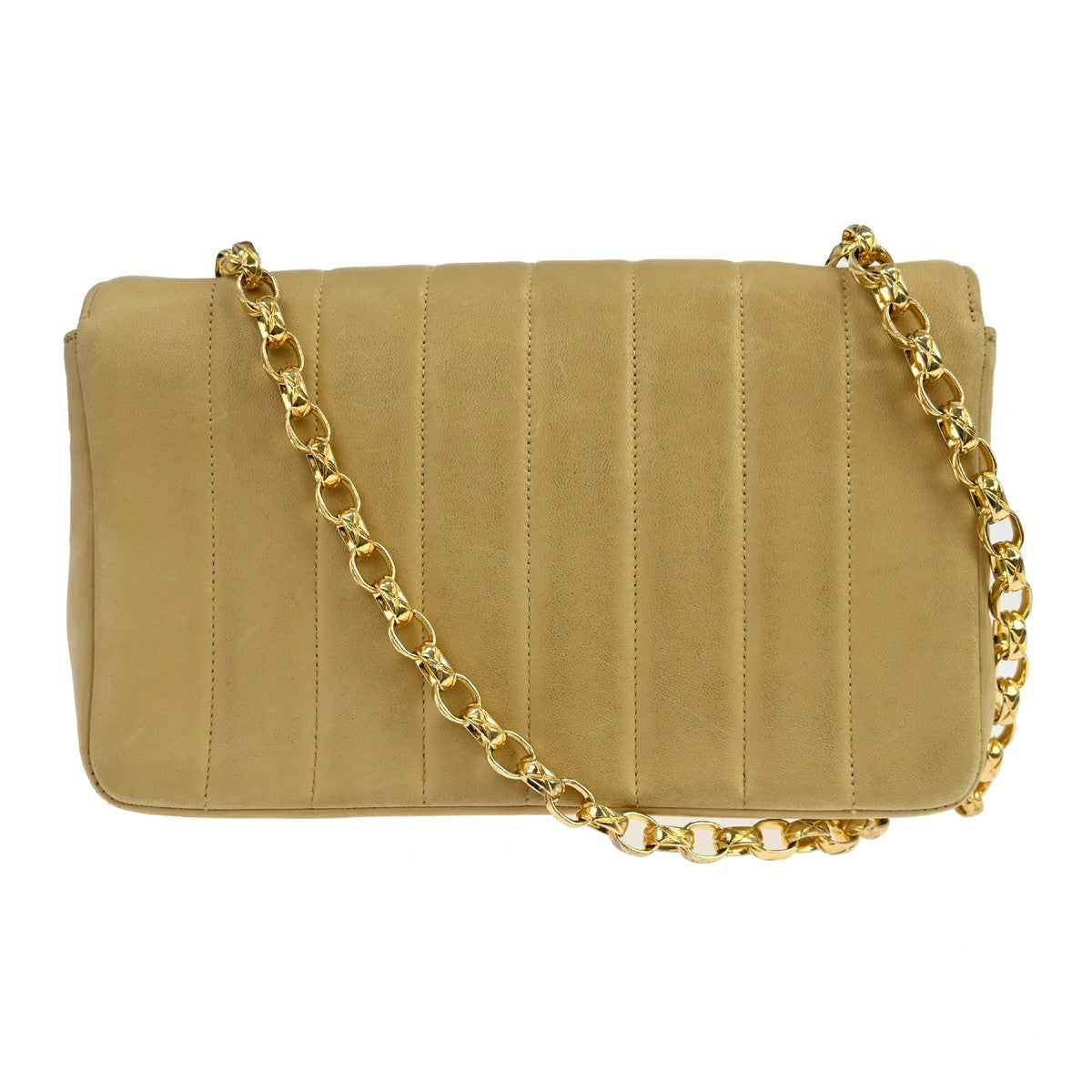 Chanel Mademoiselle Vertical Quilt Flap Vintage in Pelle di Agnello