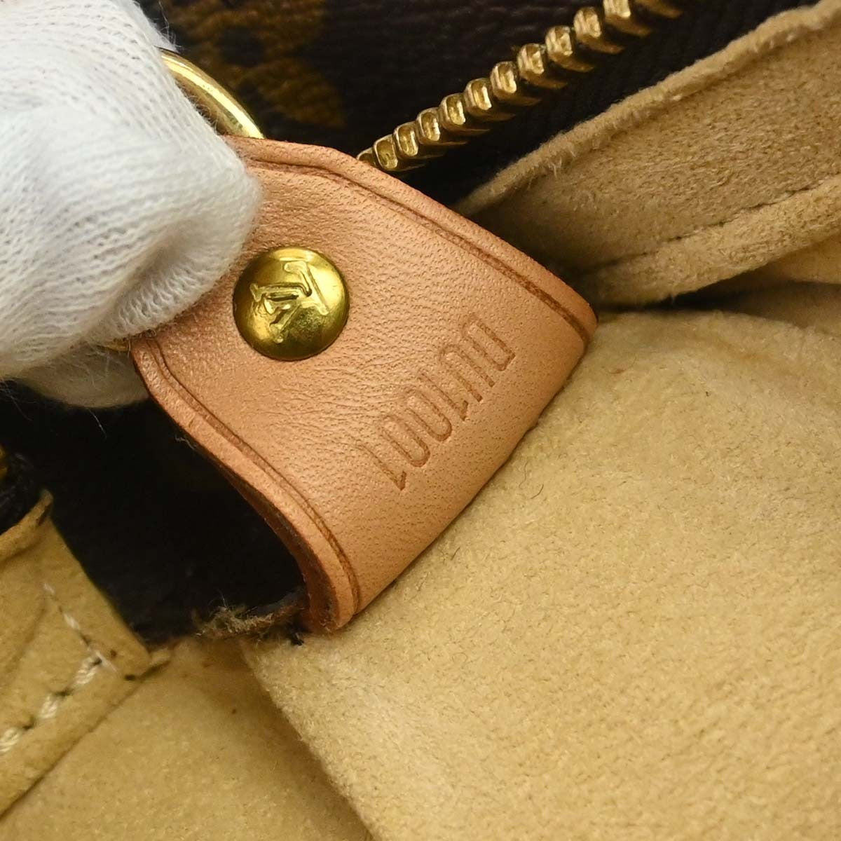 Borsa Louis Vuitton Looping GM Vintage in Tela Monogram Marrone