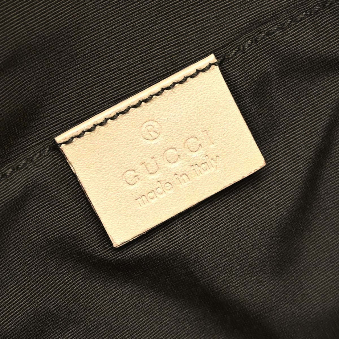 Borsa Gucci Bamboo Vintage in Tela e Pelle Beige