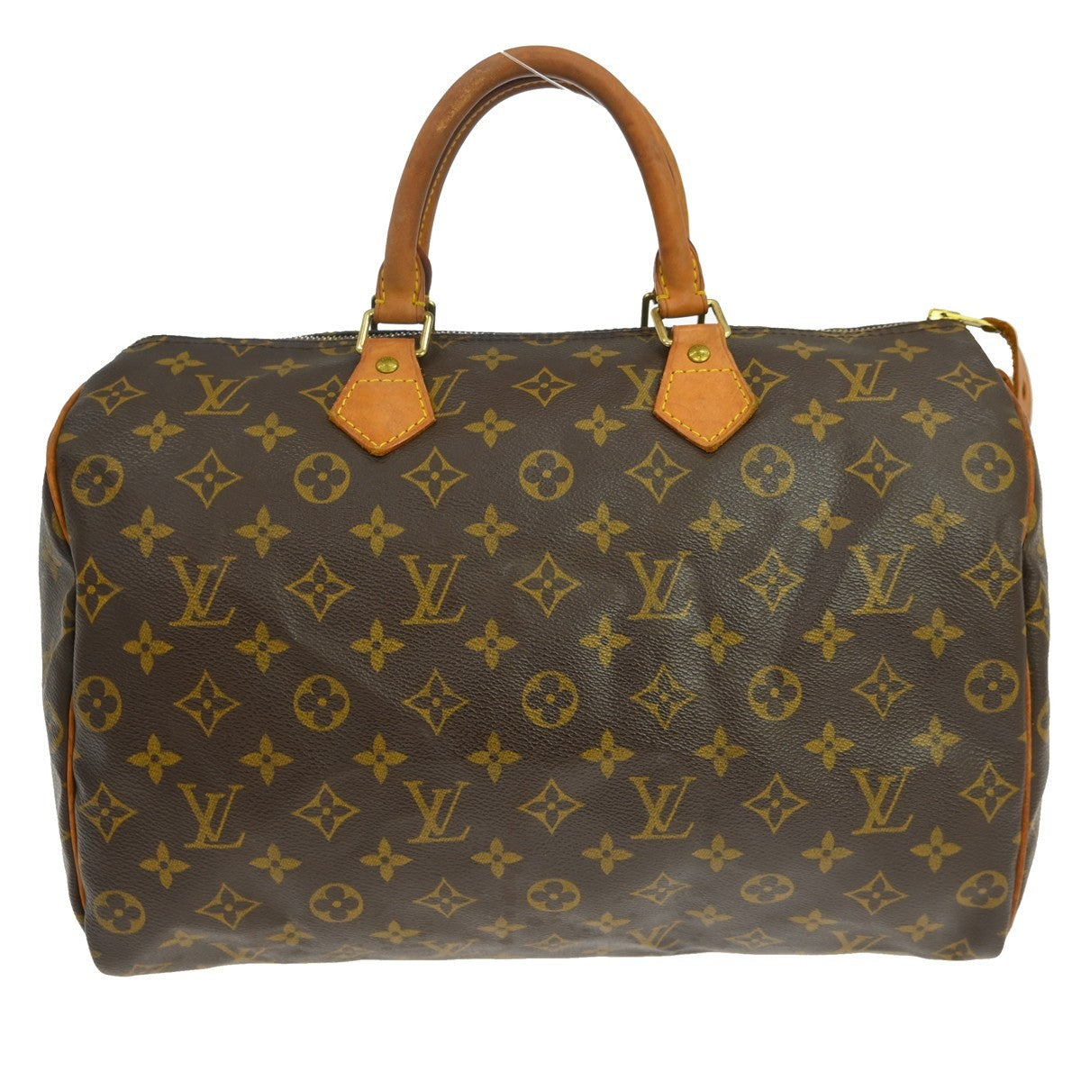 Borsa Louis Vuitton Speedy 35 Vintage in Tela Monogram Marrone