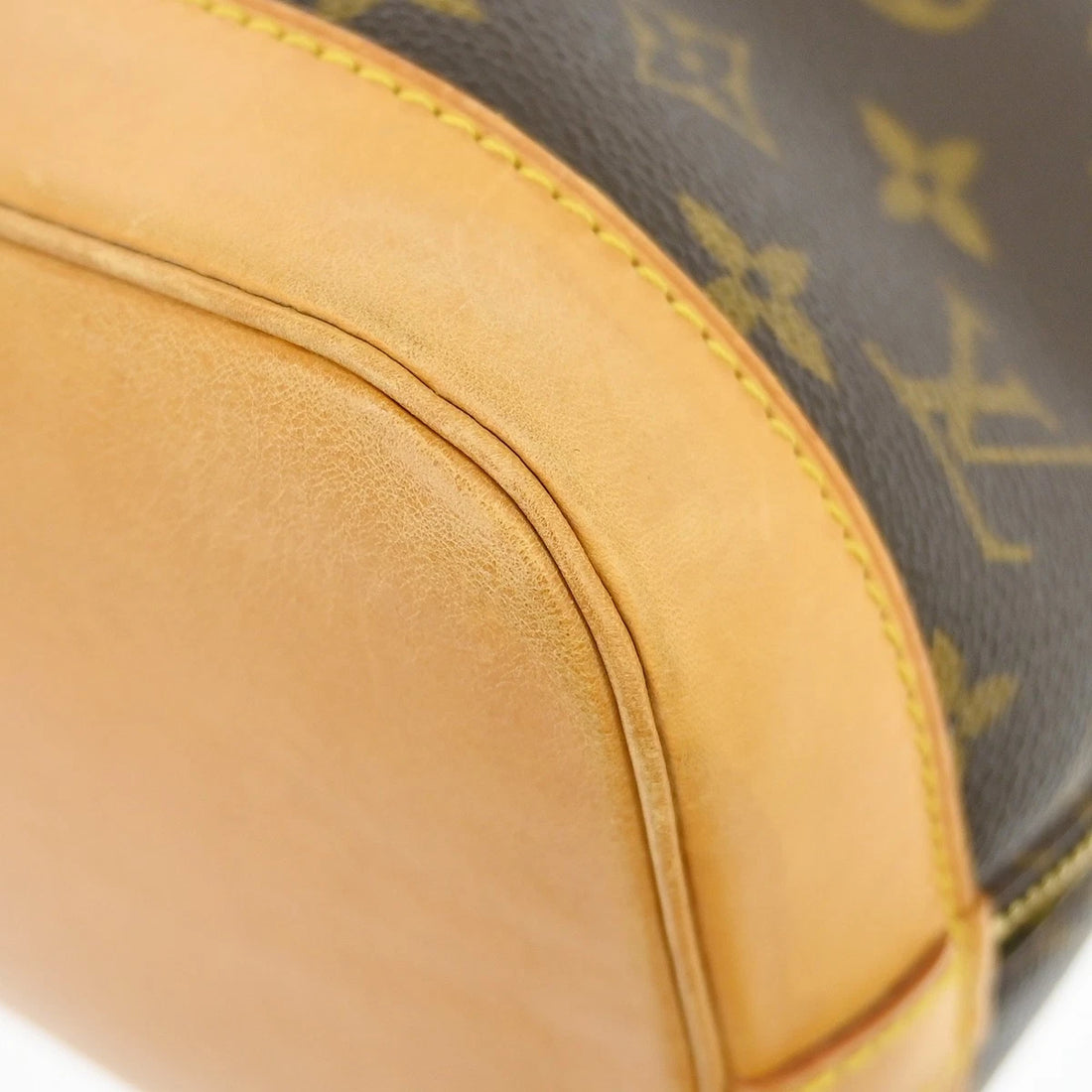 Borsa Louis Vuitton Alma Handbag Vintage in Monogram Canvas Marrone
