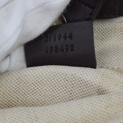 Gucci Brown Sukey GG Tote Bag