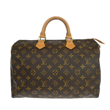 Louis Vuitton Speedy 35 Handbag Purse Monogram Iconica
