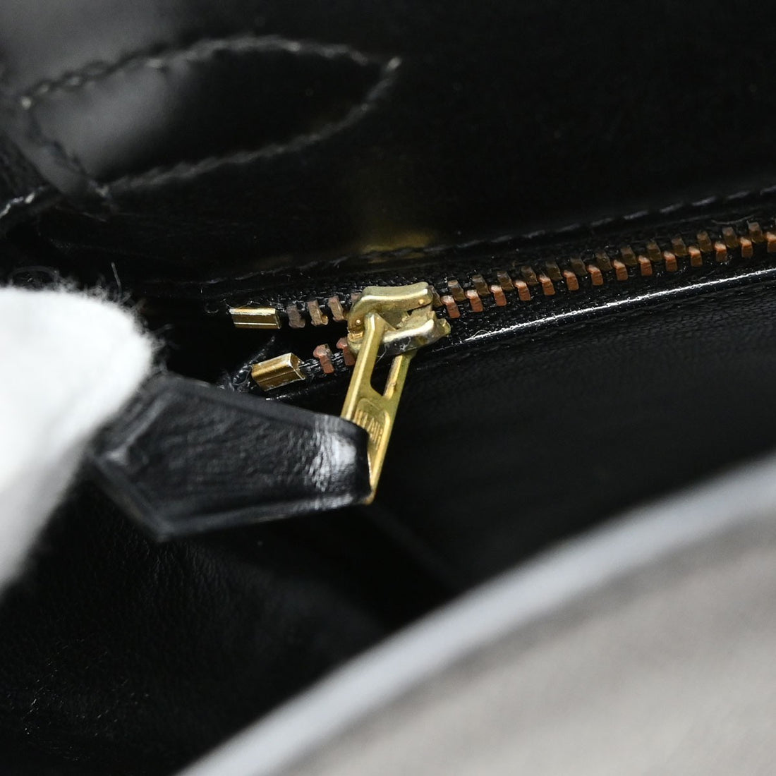 Borsa Hermès Black Box Calf Kelly 28 Sellier 2way Handbag Vintage in Box Calf, Pelle Nero