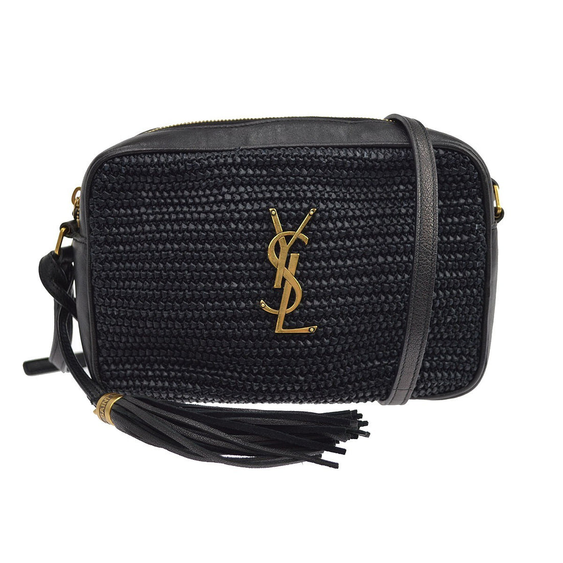 Saint Laurent Black Camera Shoulder Bag Vintage