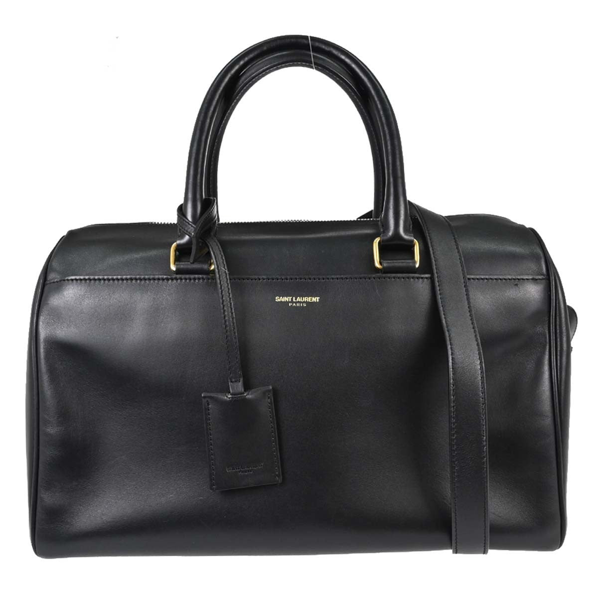 Saint Laurent Classic Duffle 6 in Pelle Blu Navy Vintage