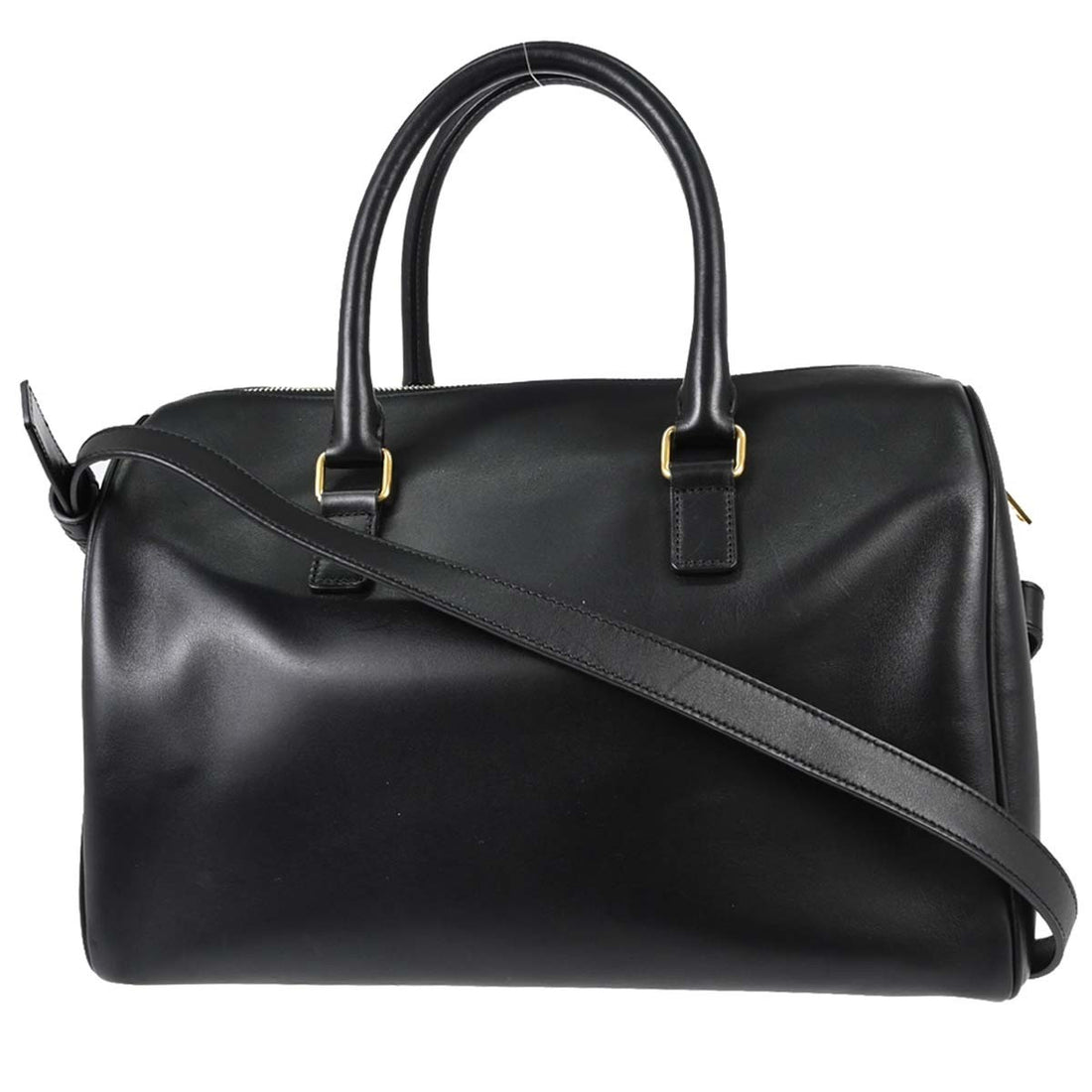 Saint Laurent Classic Duffle 6 in Pelle Blu Navy Vintage