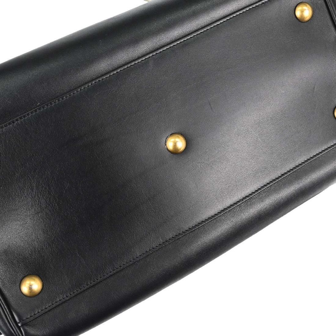Saint Laurent Classic Duffle 6 in Pelle Blu Navy Vintage