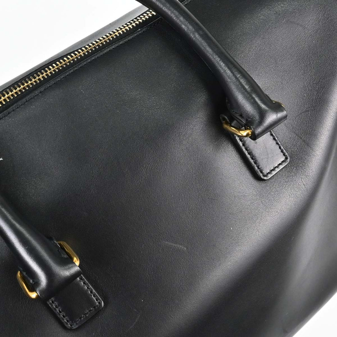 Saint Laurent Classic Duffle 6 in Pelle Blu Navy Vintage