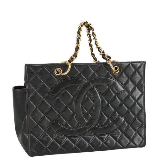 CHANEL Matelasse Chain Hand Bag Nera Originale | Borsa a Mano Oro