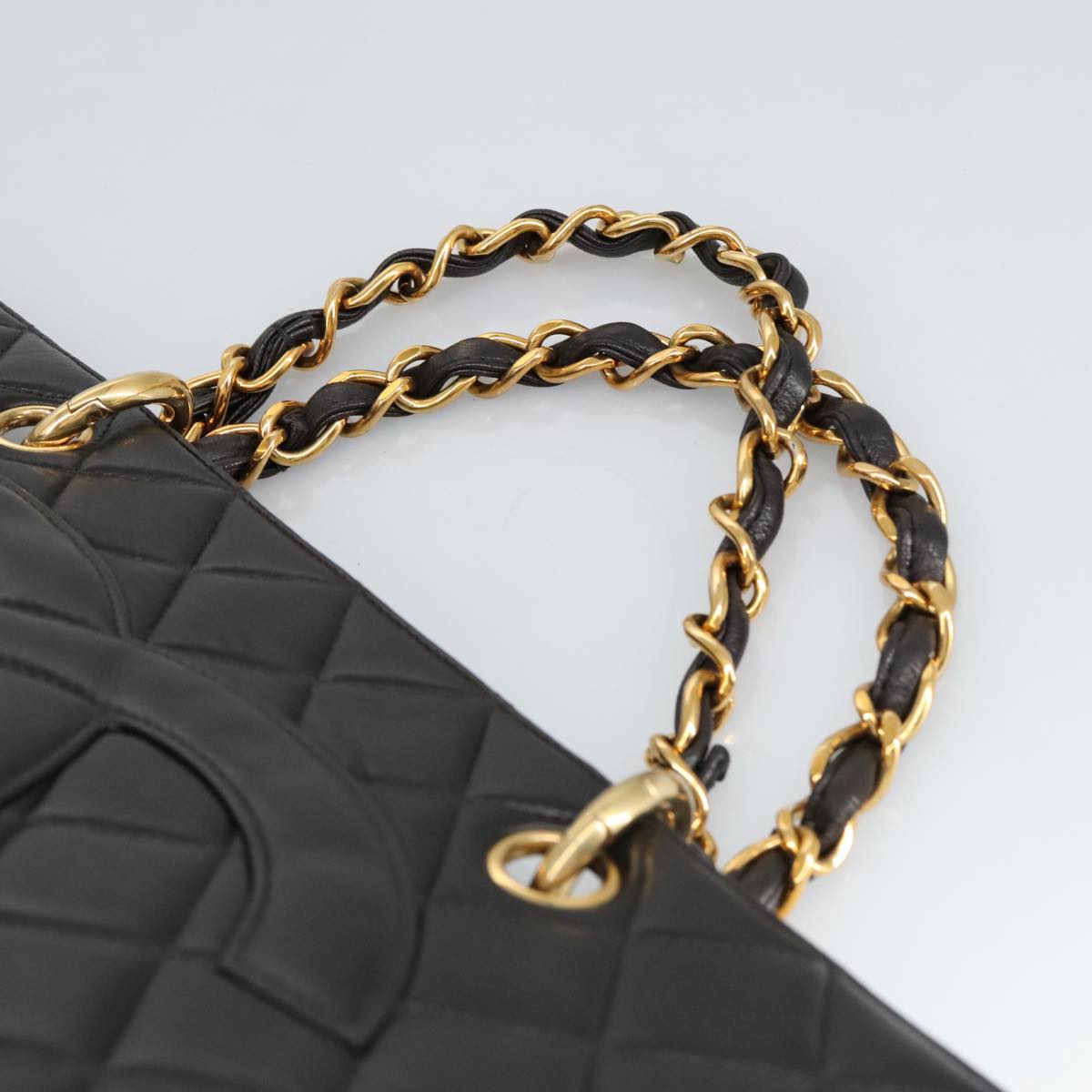 CHANEL Matelasse Chain Hand Bag Nera Originale | Borsa a Mano Oro
