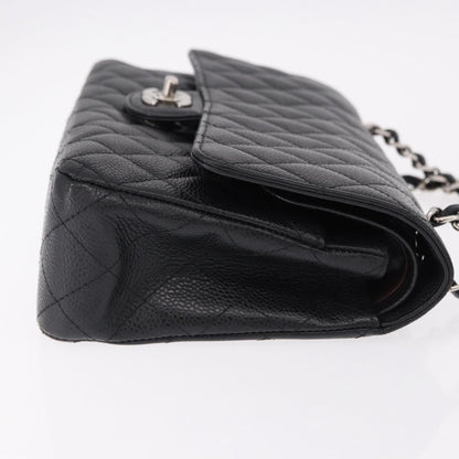 CHANEL Chain Matelasse 25 Bag Caviar Nera Originale | Argento