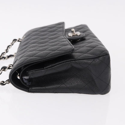 CHANEL Chain Matelasse 25 Bag Caviar Nera Originale | Argento
