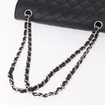 CHANEL Chain Matelasse 25 Bag Caviar Nera Originale | Argento