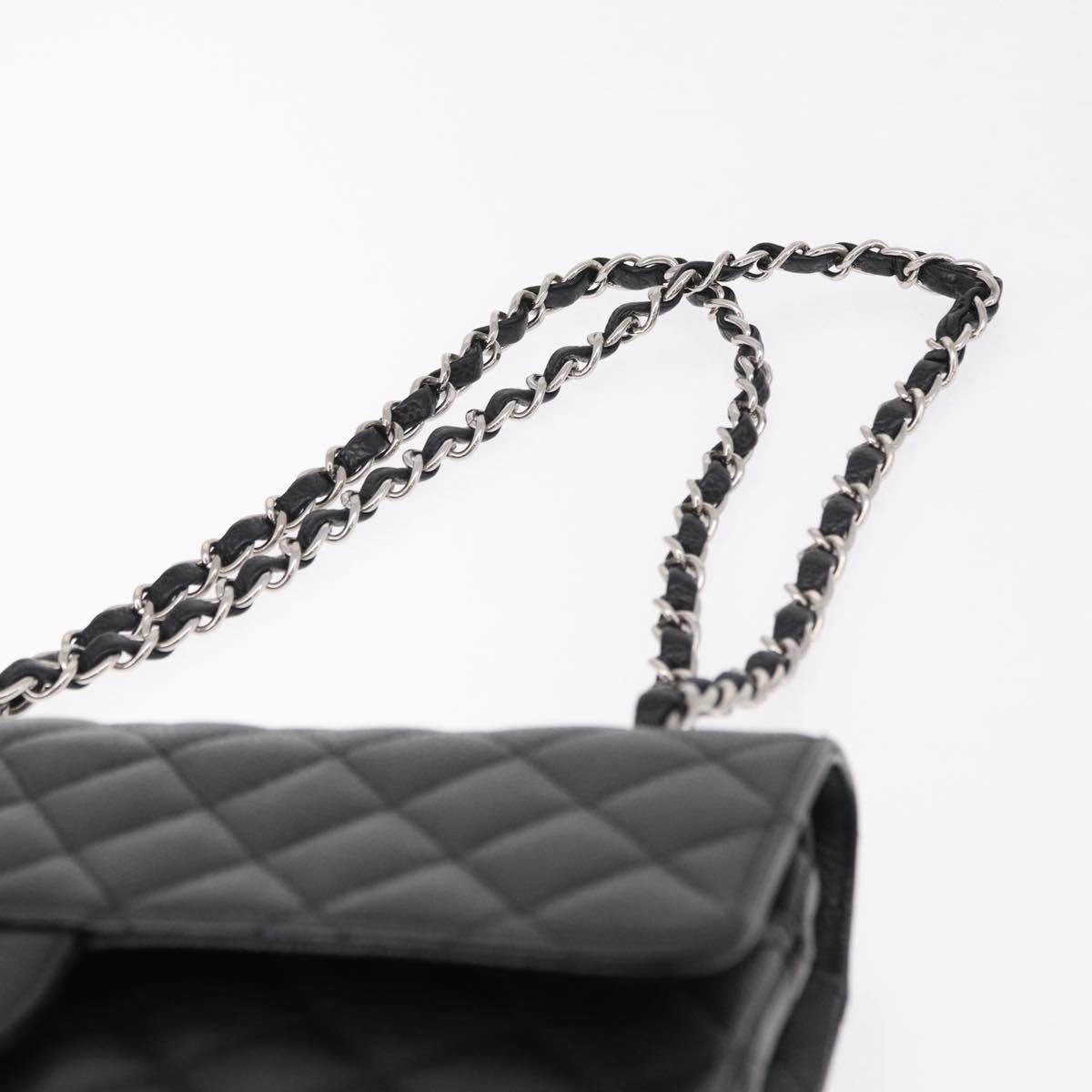 CHANEL Chain Matelasse 25 Bag Caviar Nera Originale | Argento