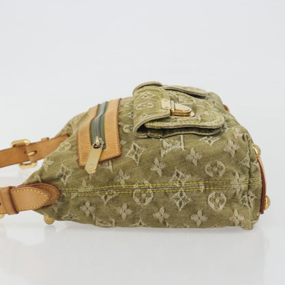 Louis Vuitton Denim Buggy PM Shoulder Bag Khaki Authentic yk20636V - photo 5