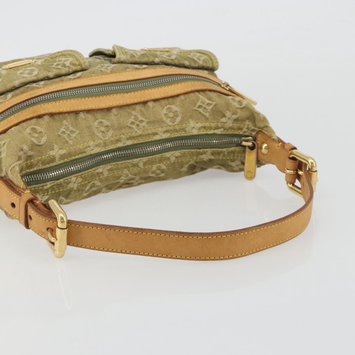 Louis Vuitton Denim Buggy PM Shoulder Bag Khaki Authentic yk20636V - photo 7